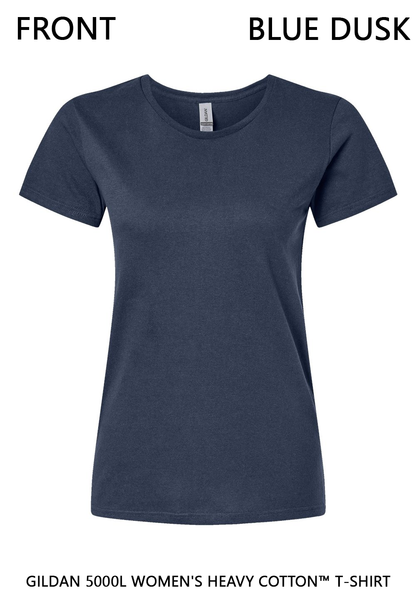 Custom Women's Heavy Cotton™ T-Shirt - Gildan 5000L DTF