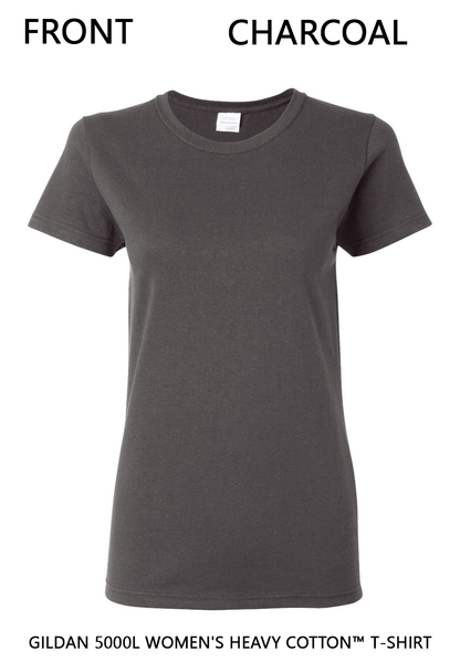 Custom Women's Heavy Cotton™ T-Shirt - Gildan 5000L DTF