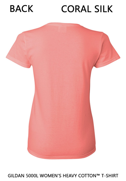 Custom Women's Heavy Cotton™ T-Shirt - Gildan 5000L DTF