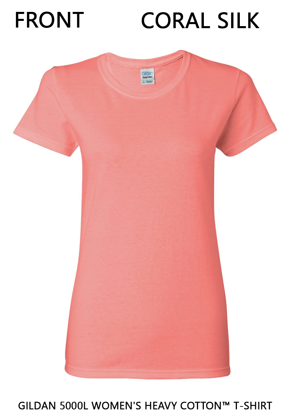 Custom Women's Heavy Cotton™ T-Shirt - Gildan 5000L DTF