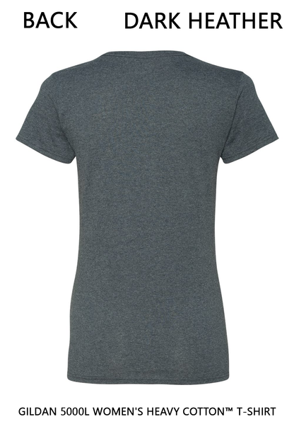 Custom Women's Heavy Cotton™ T-Shirt - Gildan 5000L DTF