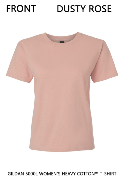 Custom Women's Heavy Cotton™ T-Shirt - Gildan 5000L DTF