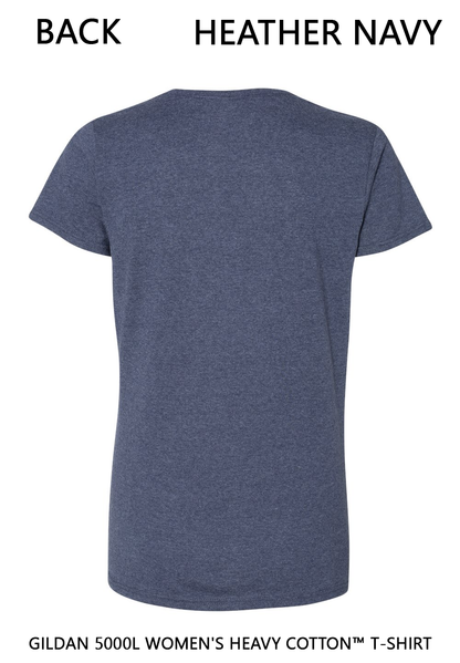 Custom Women's Heavy Cotton™ T-Shirt - Gildan 5000L DTF