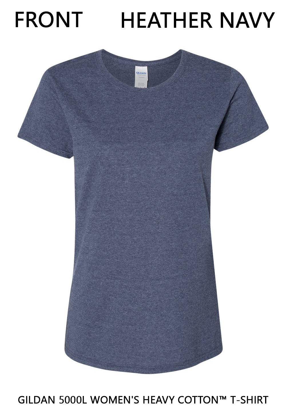 Custom Women's Heavy Cotton™ T-Shirt - Gildan 5000L DTF