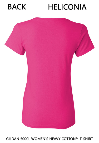 Custom Women's Heavy Cotton™ T-Shirt - Gildan 5000L DTF