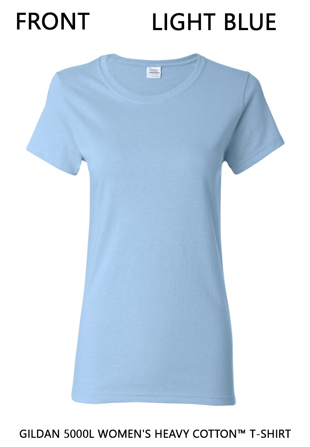Custom Women's Heavy Cotton™ T-Shirt - Gildan 5000L DTF