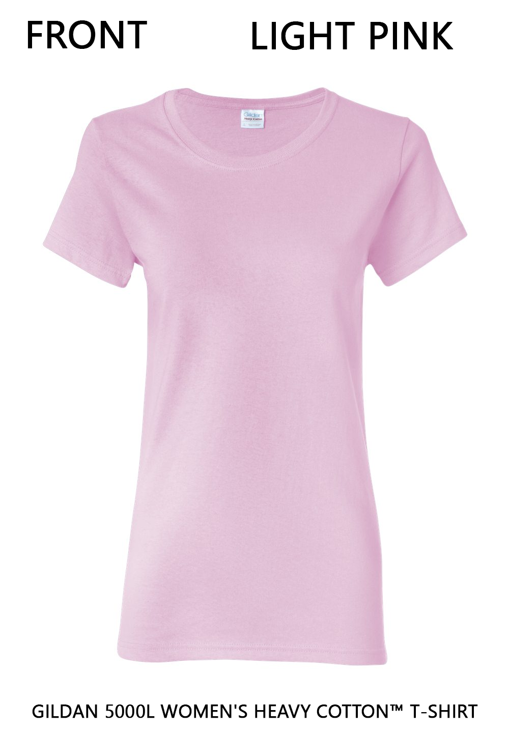 Custom Women's Heavy Cotton™ T-Shirt - Gildan 5000L DTF