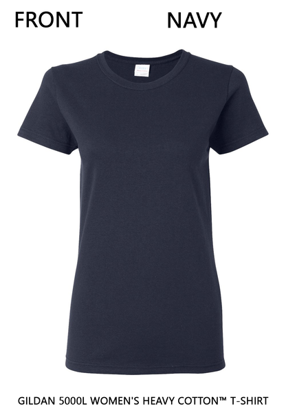 Custom Women's Heavy Cotton™ T-Shirt - Gildan 5000L DTF