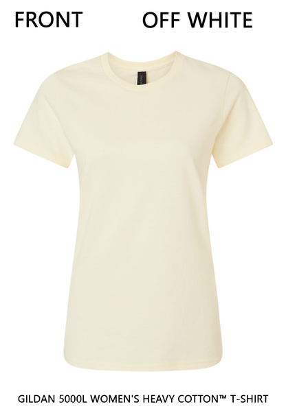 Custom Women's Heavy Cotton™ T-Shirt - Gildan 5000L DTF