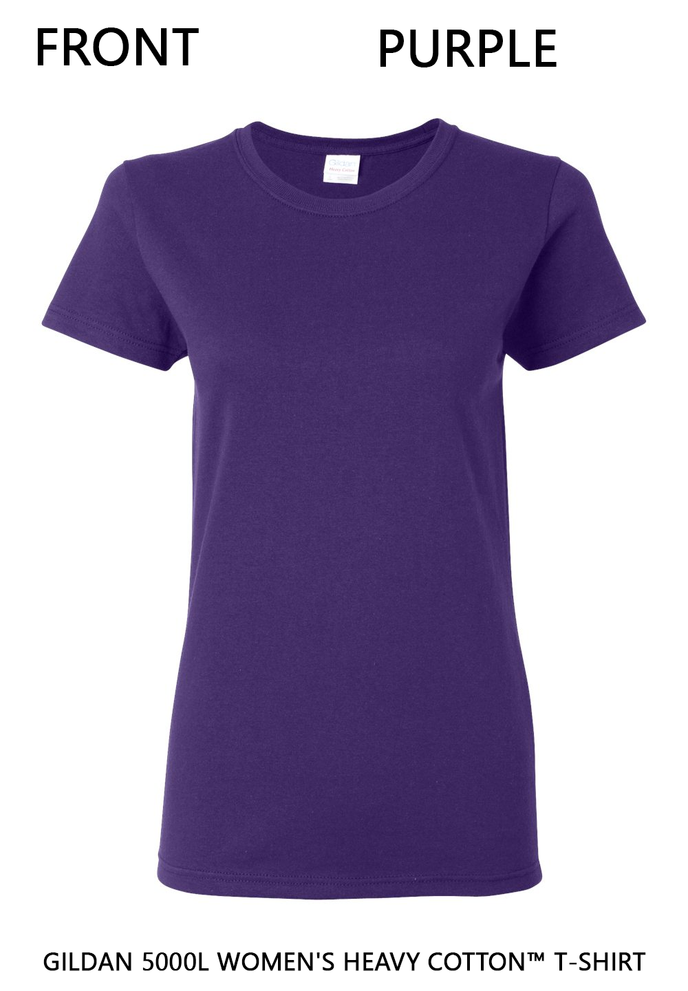 Custom Women's Heavy Cotton™ T-Shirt - Gildan 5000L DTF