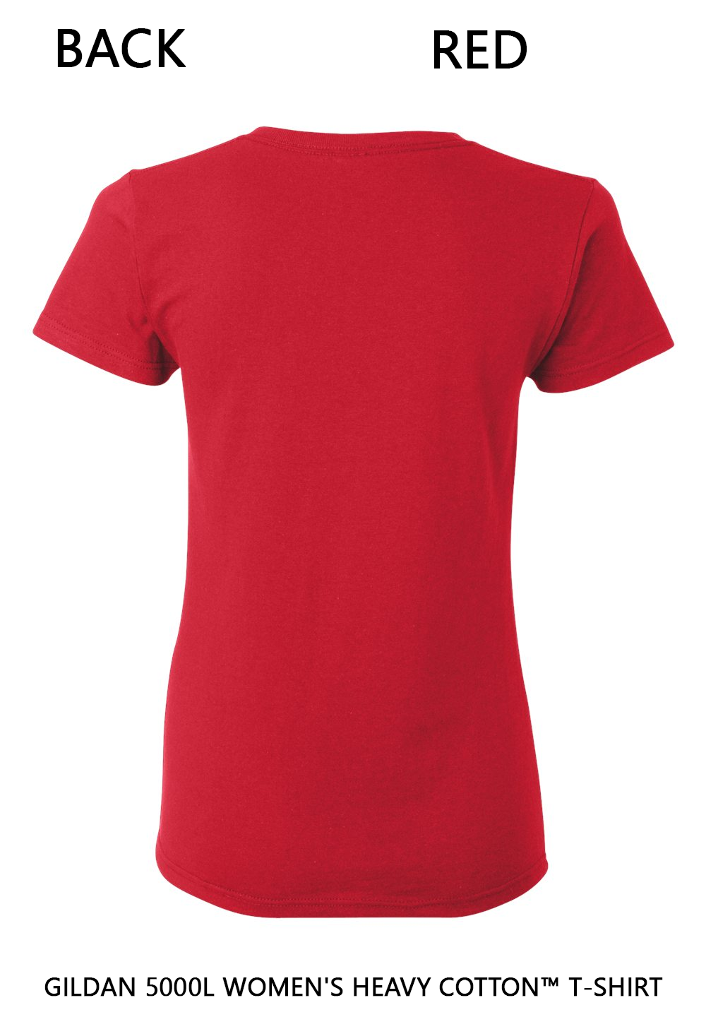 Custom Women's Heavy Cotton™ T-Shirt - Gildan 5000L DTF