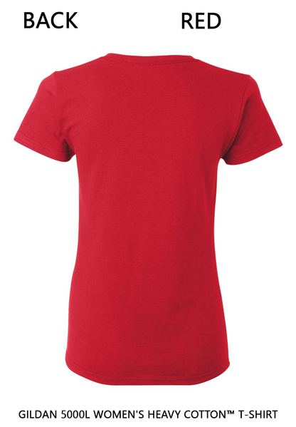Custom Women's Heavy Cotton™ T-Shirt - Gildan 5000L DTF