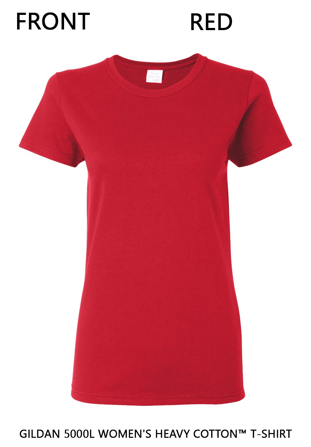 Custom Women's Heavy Cotton™ T-Shirt - Gildan 5000L DTF