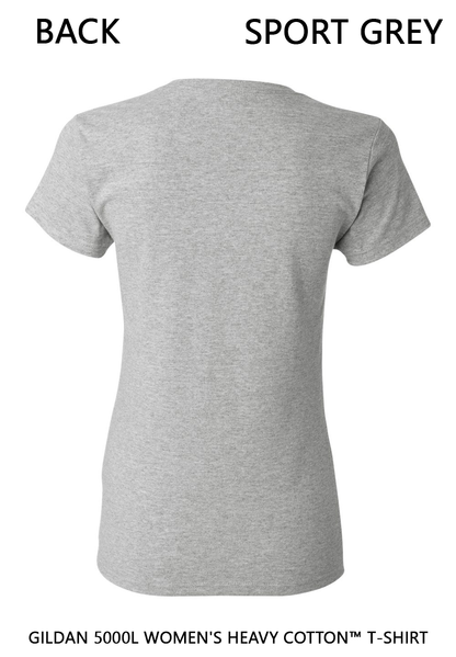 Custom Women's Heavy Cotton™ T-Shirt - Gildan 5000L DTF