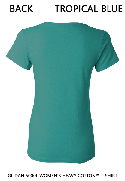 Custom Women's Heavy Cotton™ T-Shirt - Gildan 5000L DTF