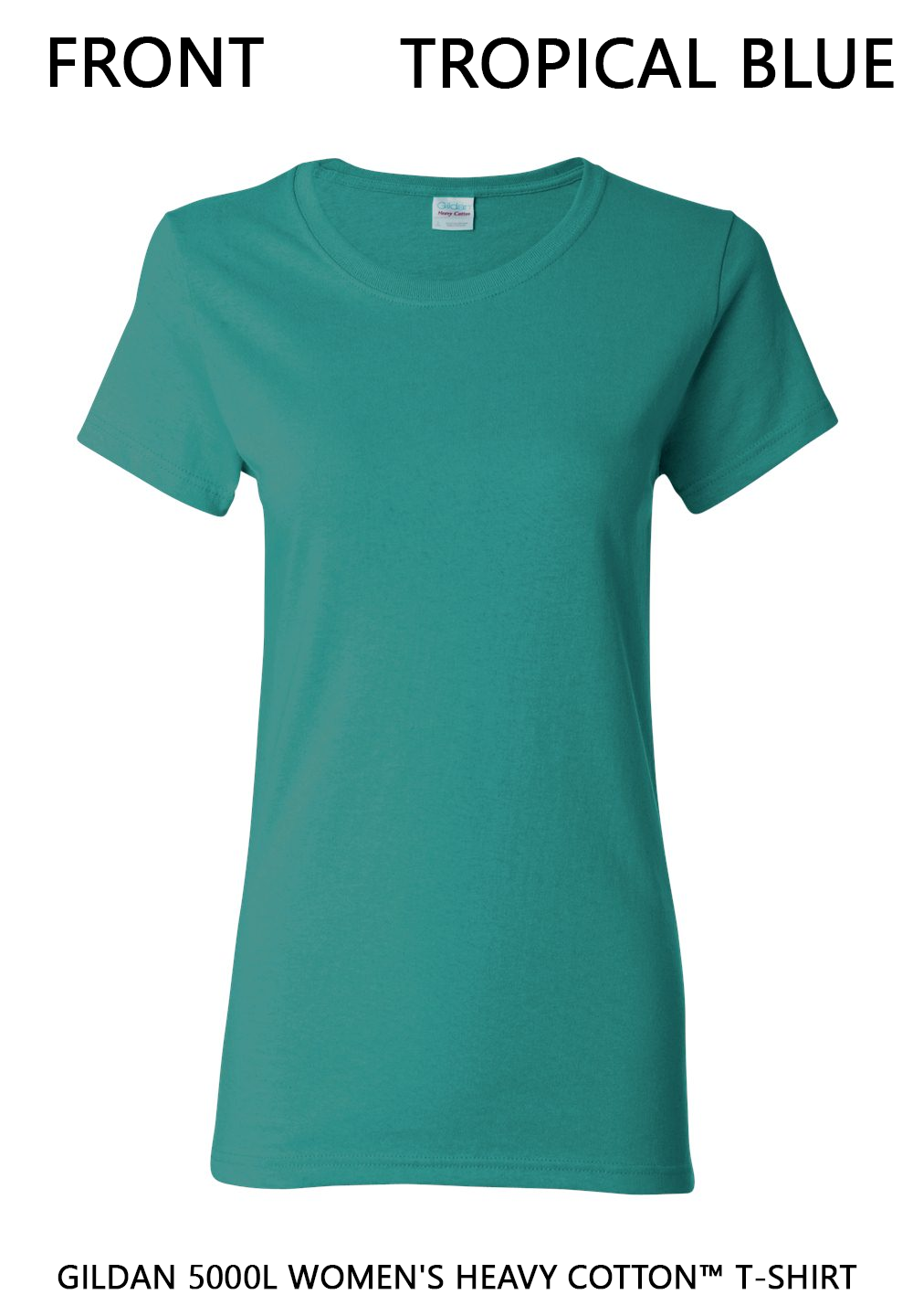 Custom Women's Heavy Cotton™ T-Shirt - Gildan 5000L DTF