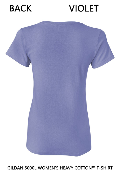 Custom Women's Heavy Cotton™ T-Shirt - Gildan 5000L DTF