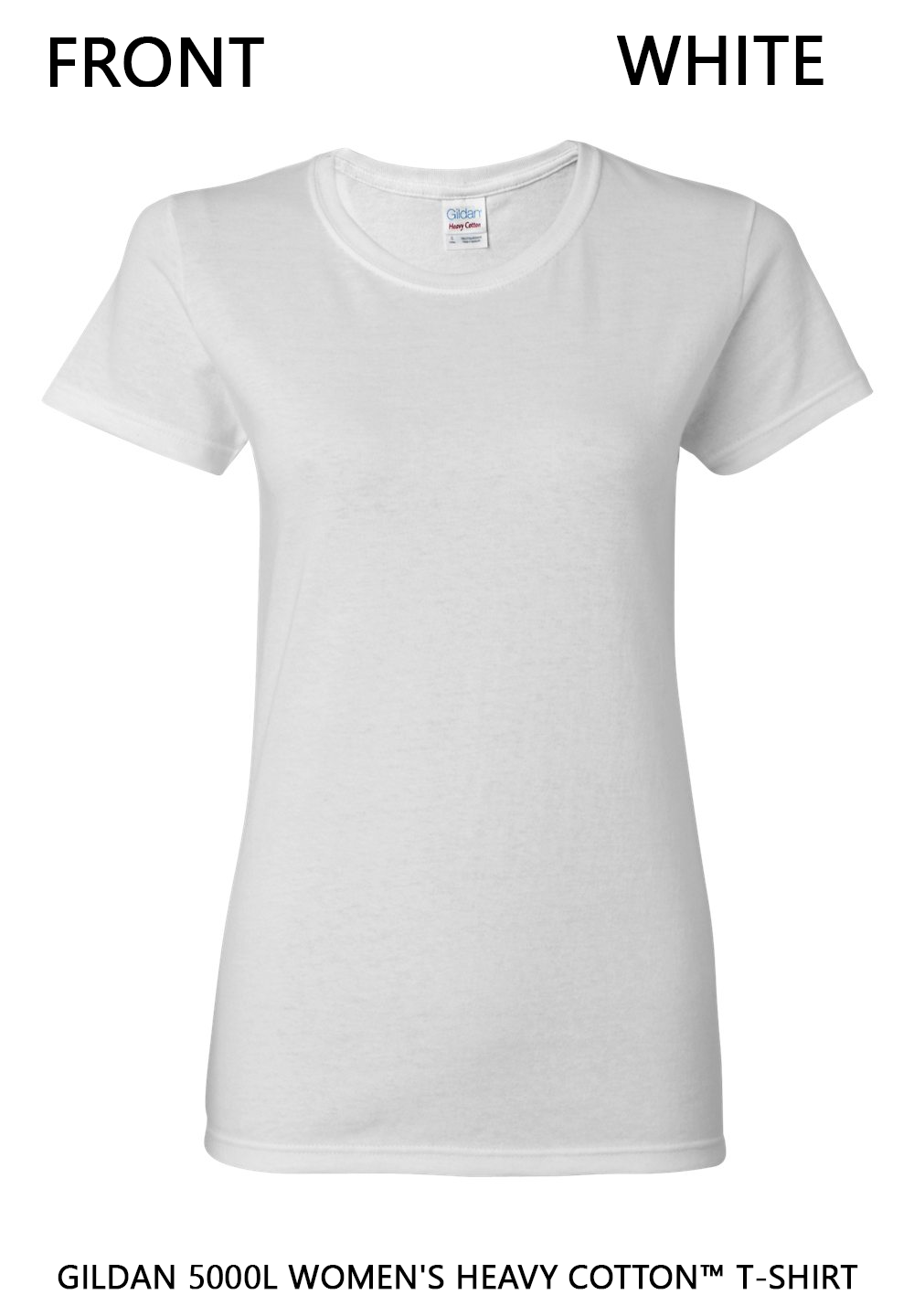 Custom Women's Heavy Cotton™ T-Shirt - Gildan 5000L DTF