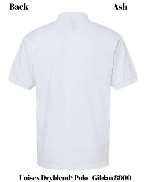Custom Print Unisex Dryblend® Polo - Gildan 8800