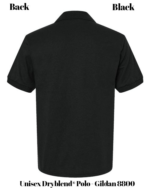 Custom Print Unisex Dryblend® Polo - Gildan 8800