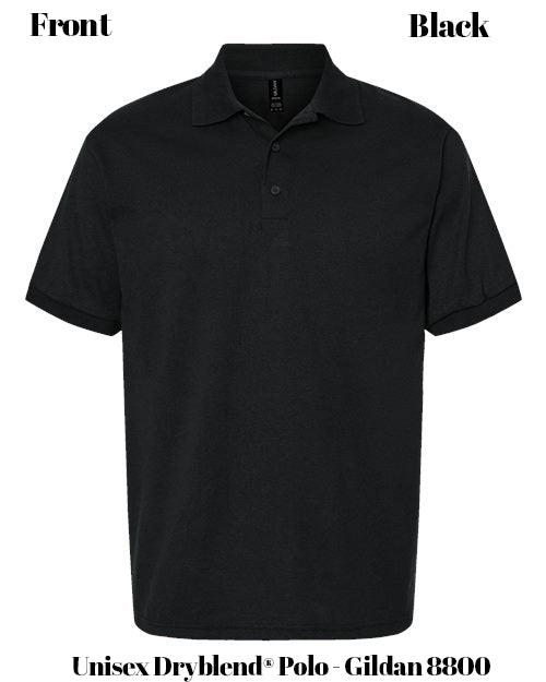 Custom Print Unisex Dryblend® Polo - Gildan 8800