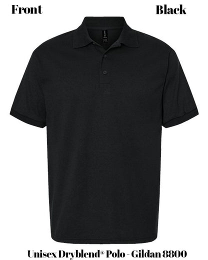 Custom Print Unisex Dryblend® Polo - Gildan 8800