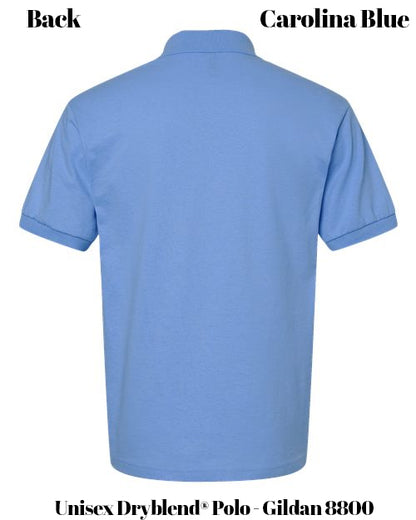 Custom Print Unisex Dryblend® Polo - Gildan 8800