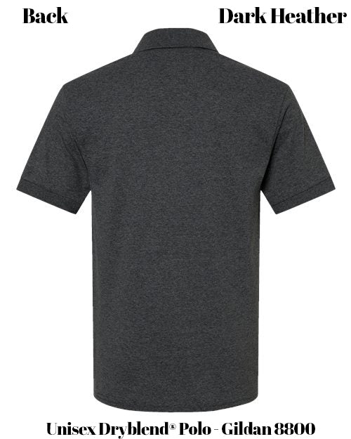 Custom Print Unisex Dryblend® Polo - Gildan 8800