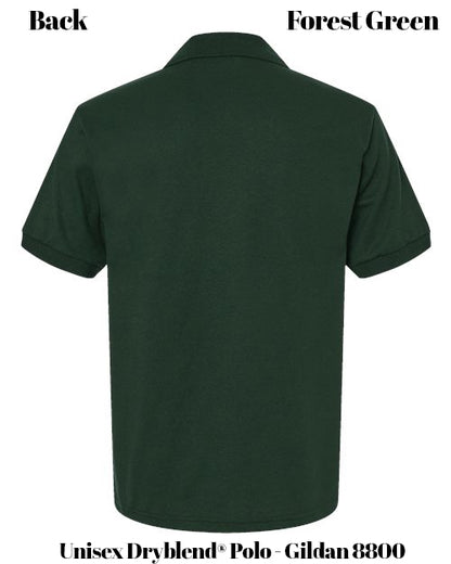 Custom Print Unisex Dryblend® Polo - Gildan 8800