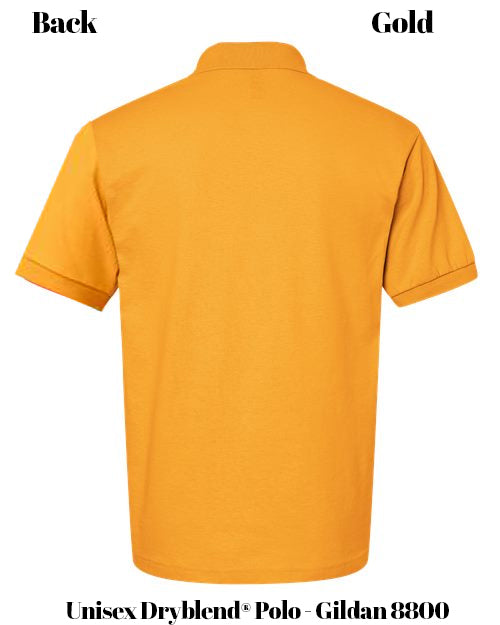Custom Print Unisex Dryblend® Polo - Gildan 8800