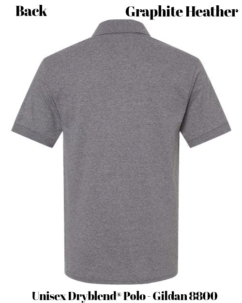 Custom Print Unisex Dryblend® Polo - Gildan 8800