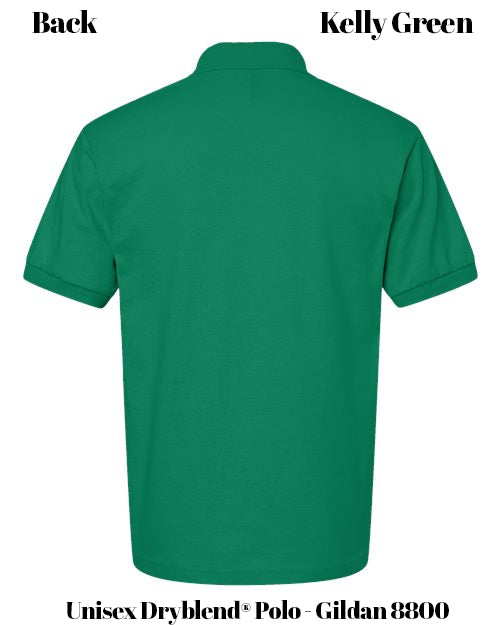 Custom Print Unisex Dryblend® Polo - Gildan 8800