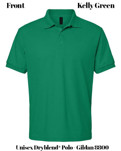 Custom Print Unisex Dryblend® Polo - Gildan 8800