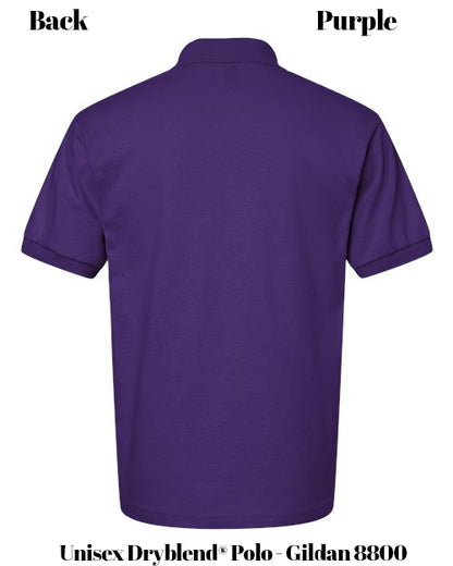 Custom Print Unisex Dryblend® Polo - Gildan 8800