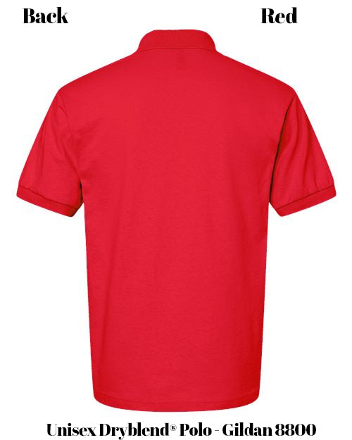 Custom Print Unisex Dryblend® Polo - Gildan 8800