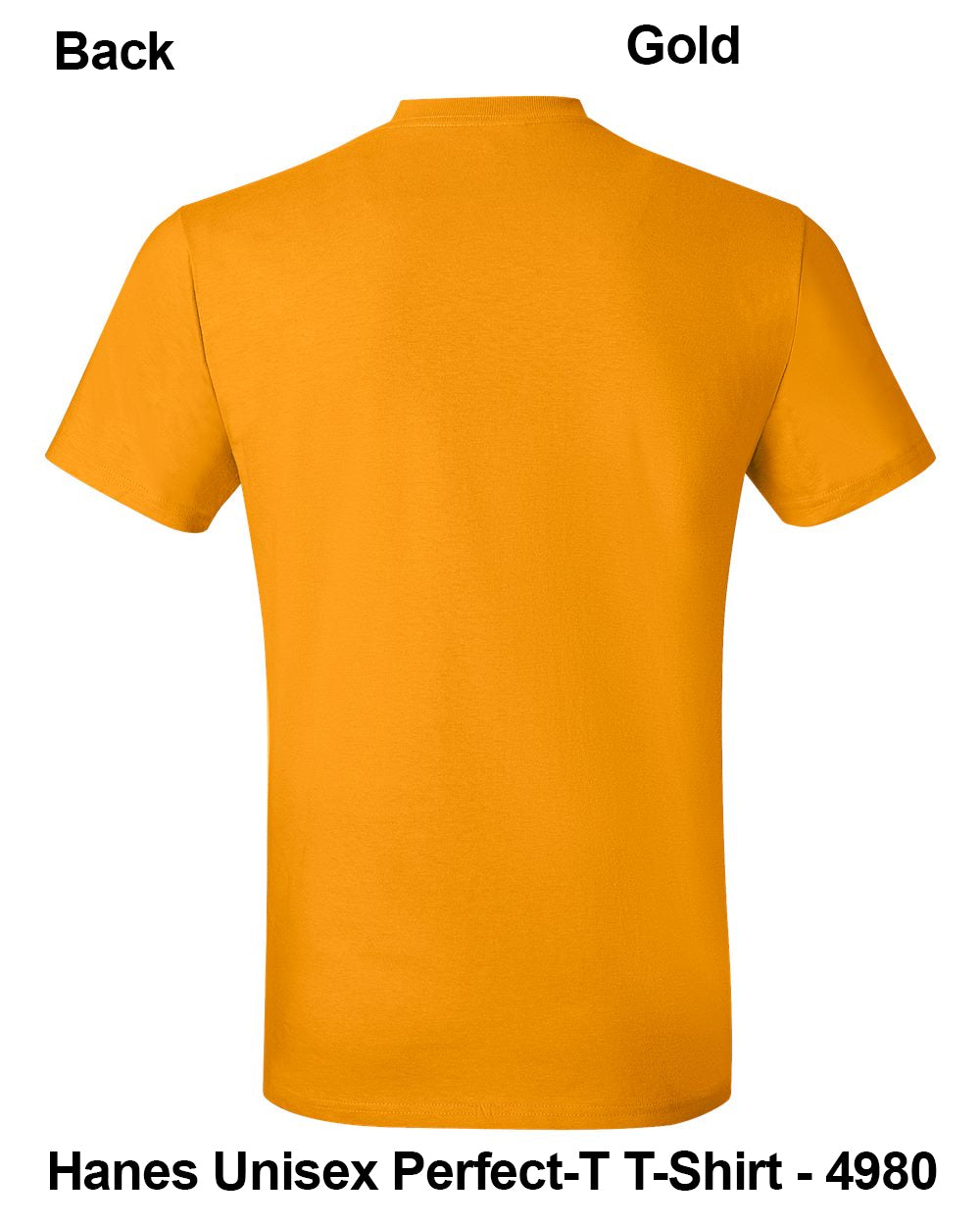 Customize Unisex T-shirt Print Hanes Perfect TEE 4980