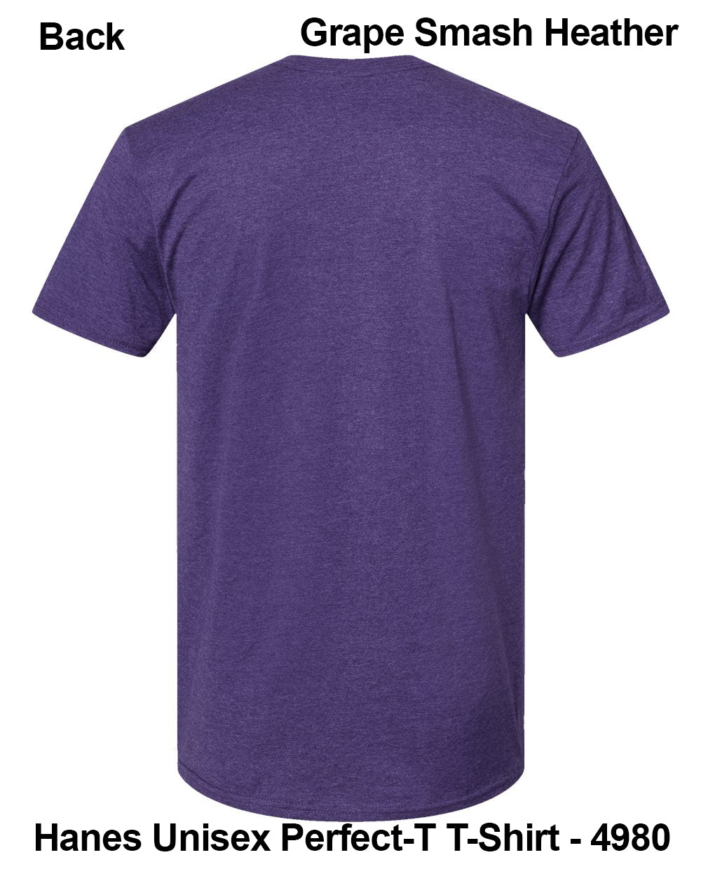 Customize Unisex T-shirt Print Hanes Perfect TEE 4980