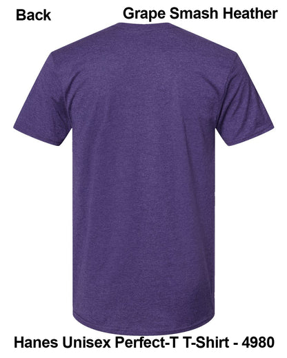 Customize Unisex T-shirt Print Hanes Perfect TEE 4980