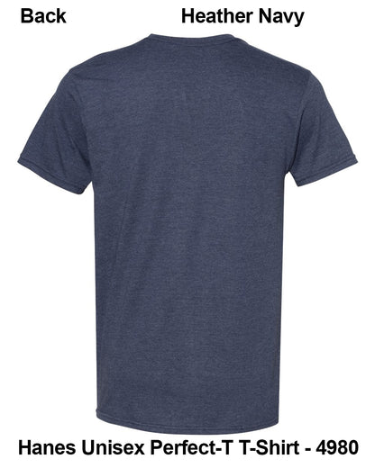 Customize Unisex T-shirt Print Hanes Perfect TEE 4980