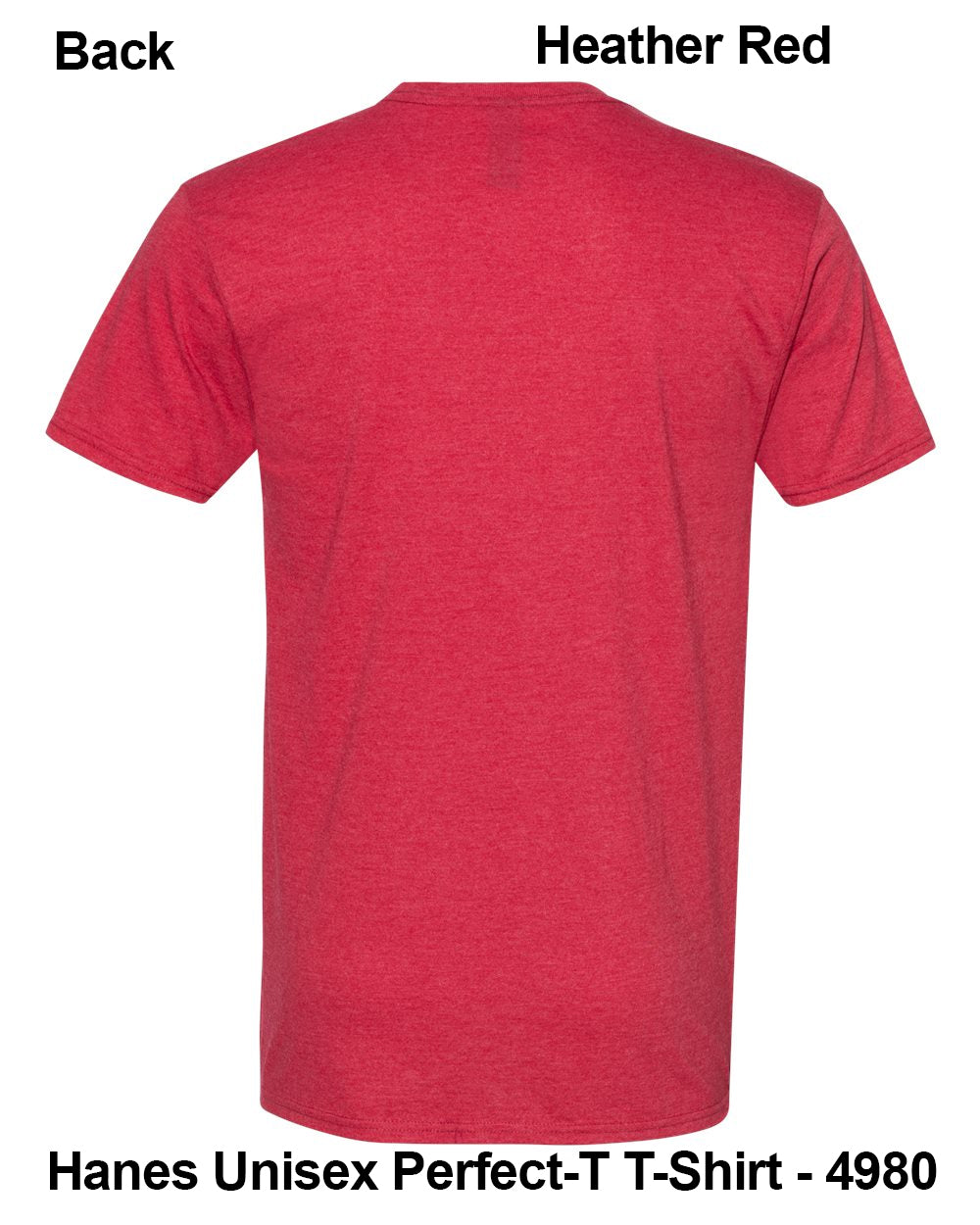 Customize Unisex T-shirt Print Hanes Perfect TEE 4980
