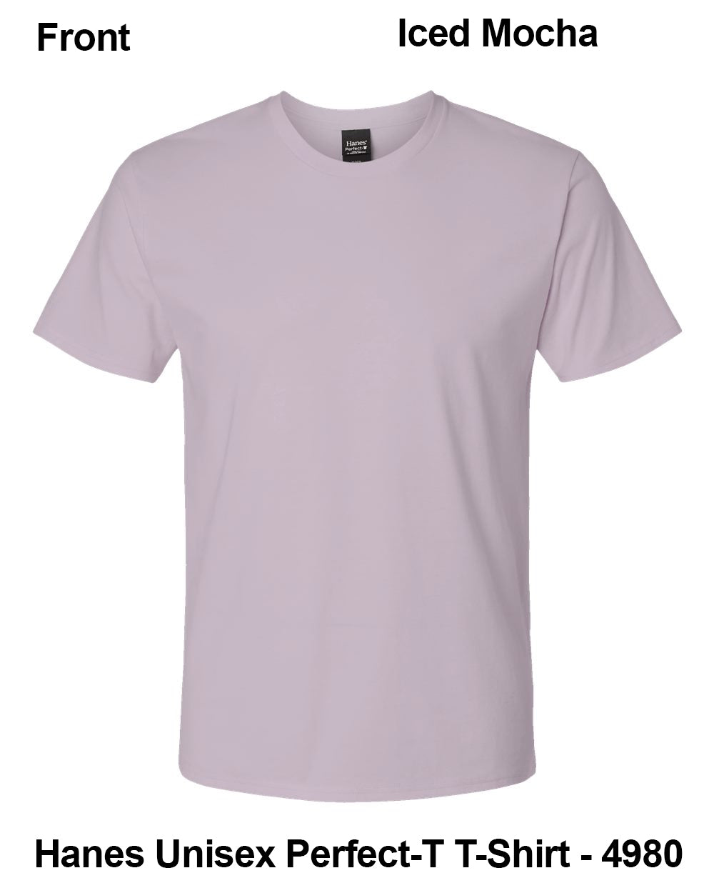 Customize Unisex T-shirt Print Hanes Perfect TEE 4980