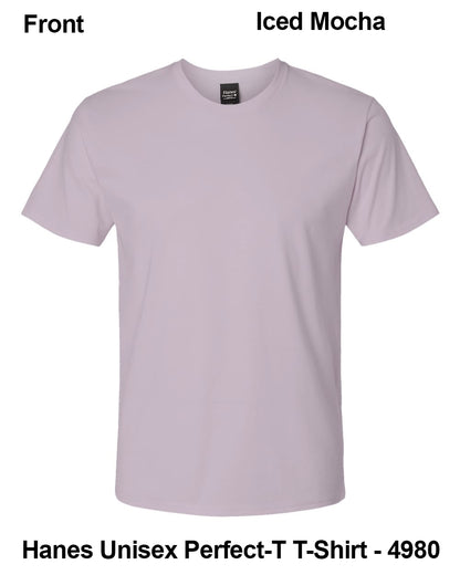 Customize Unisex T-shirt Print Hanes Perfect TEE 4980
