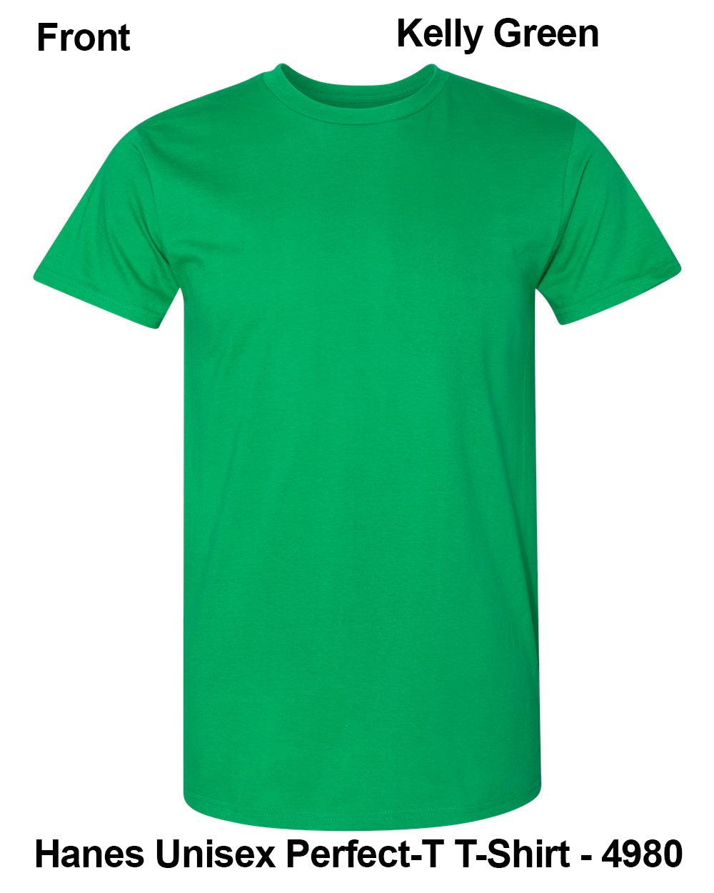 Customize Unisex T-shirt Print Hanes Perfect TEE 4980