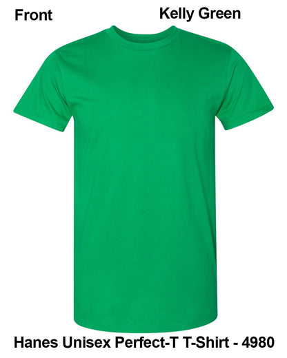 Customize Unisex T-shirt Print Hanes Perfect TEE 4980