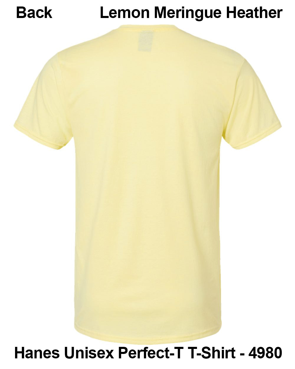 Customize Unisex T-shirt Print Hanes Perfect TEE 4980