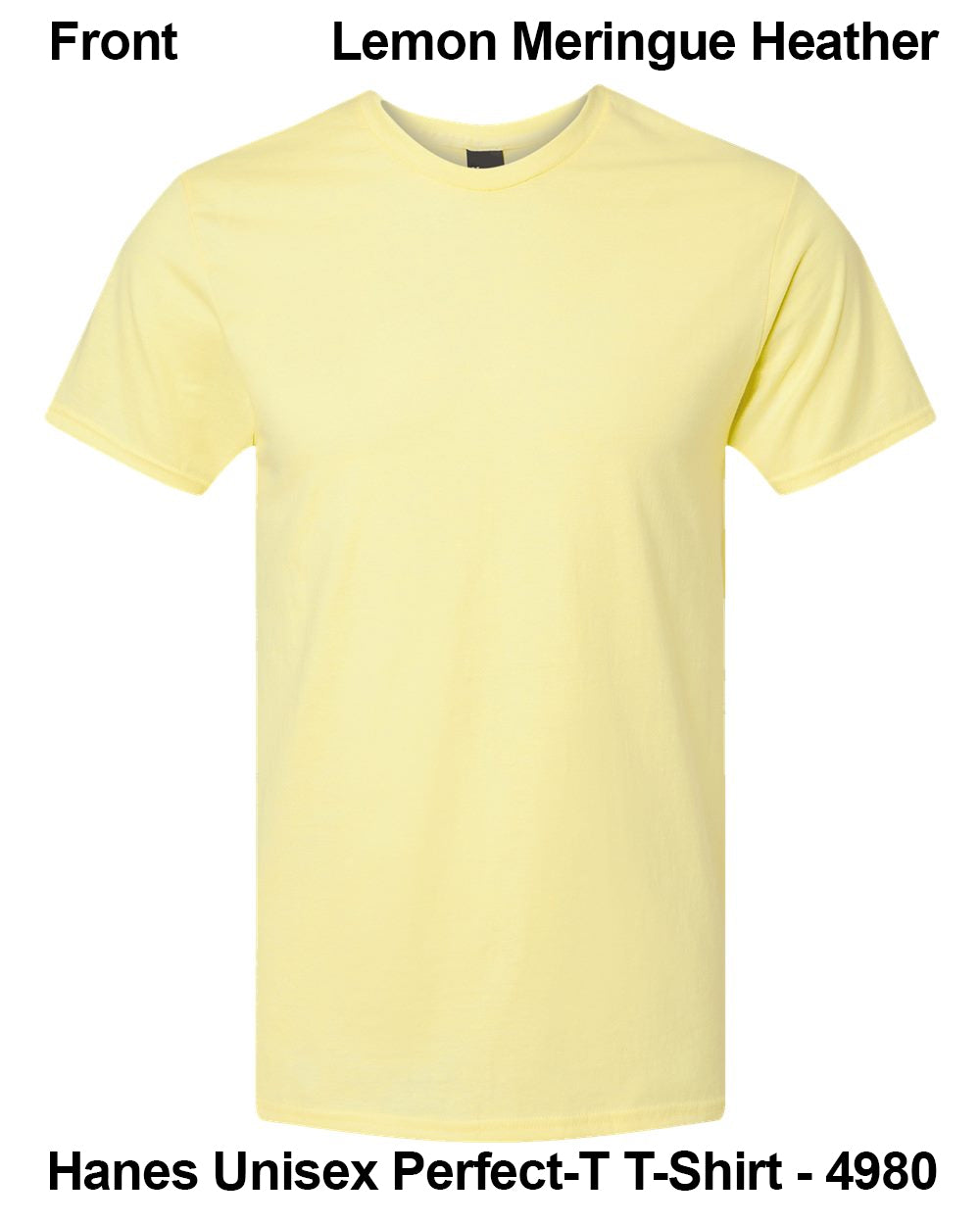 Customize Unisex T-shirt Print Hanes Perfect TEE 4980
