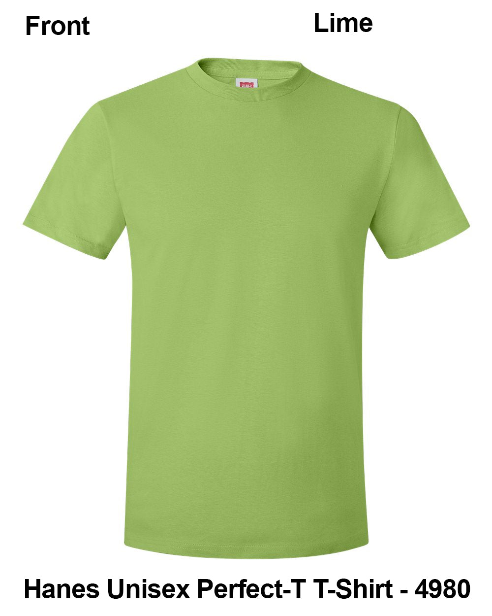 Customize Unisex T-shirt Print Hanes Perfect TEE 4980