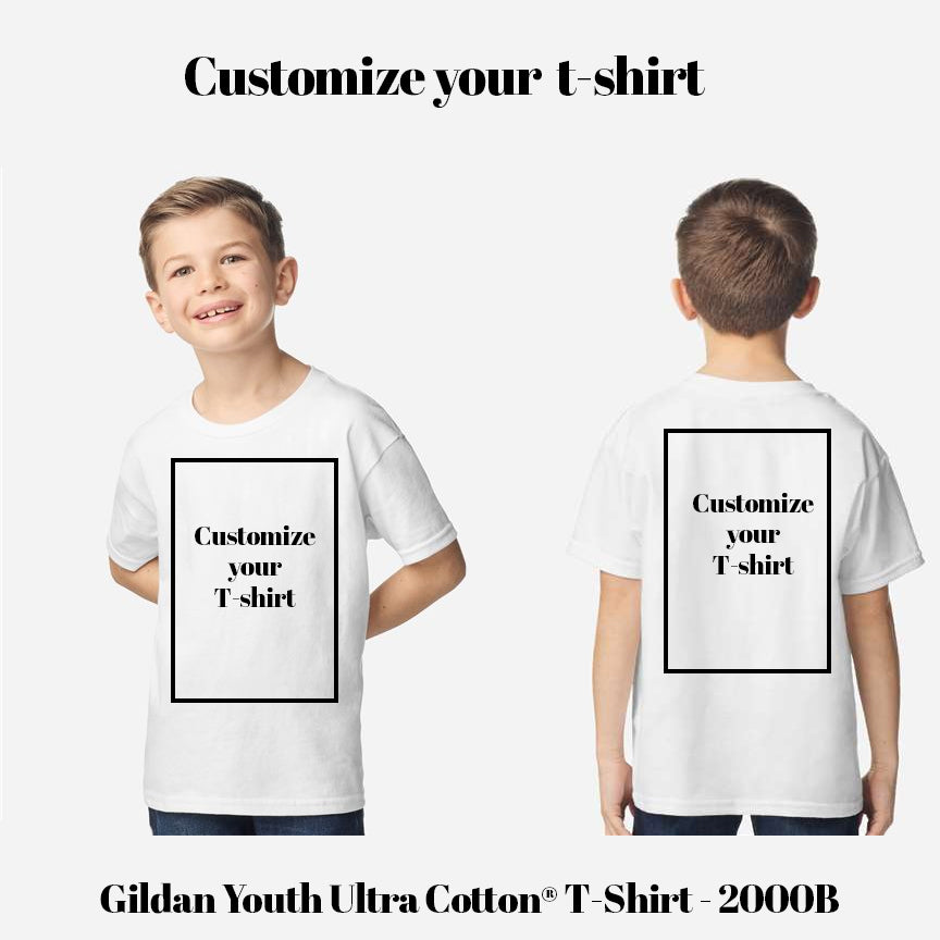 Custom t-shirt Gildan Youth Ultra Cotton® T-Shirt - 2000B