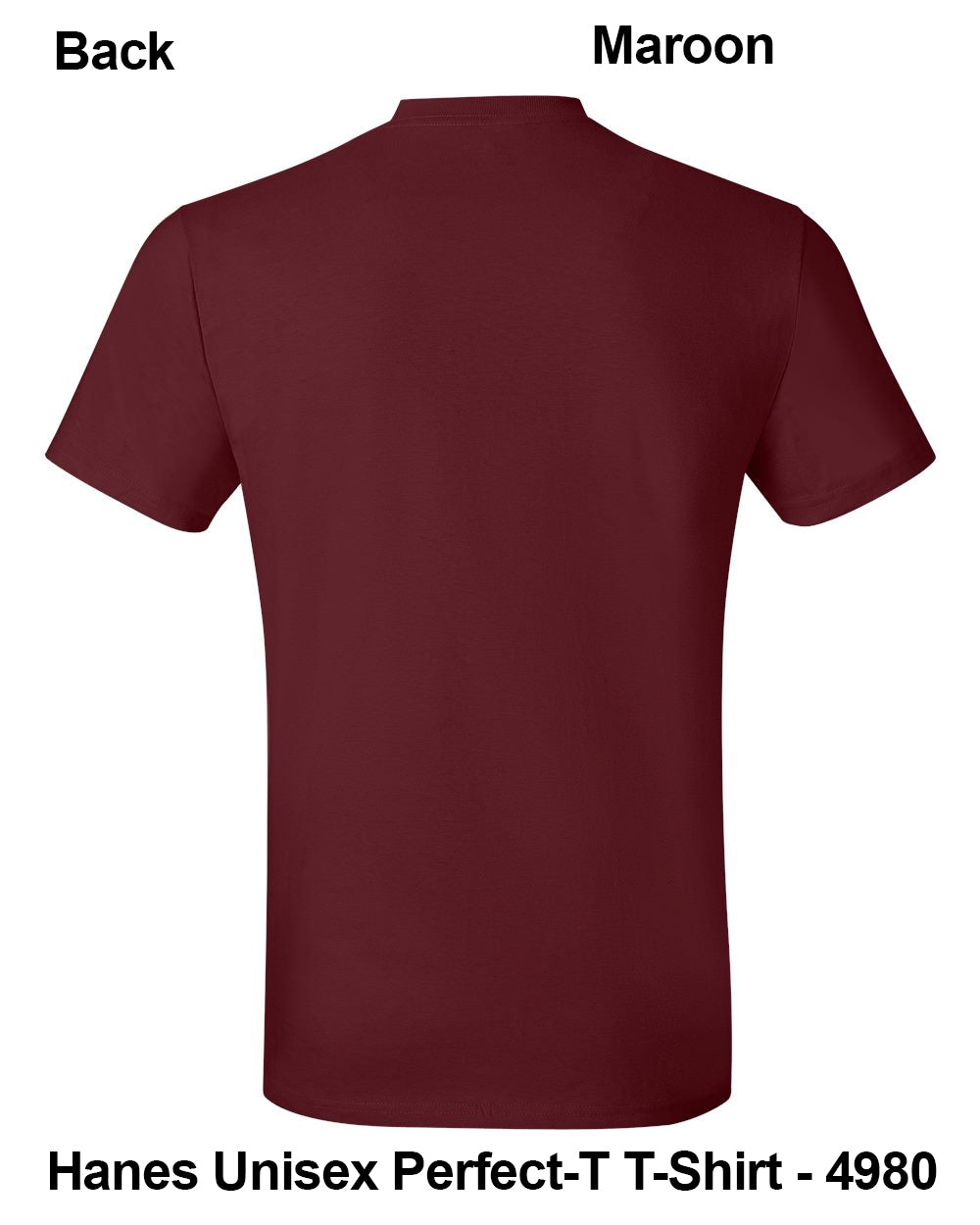Customize Unisex T-shirt Print Hanes Perfect TEE 4980