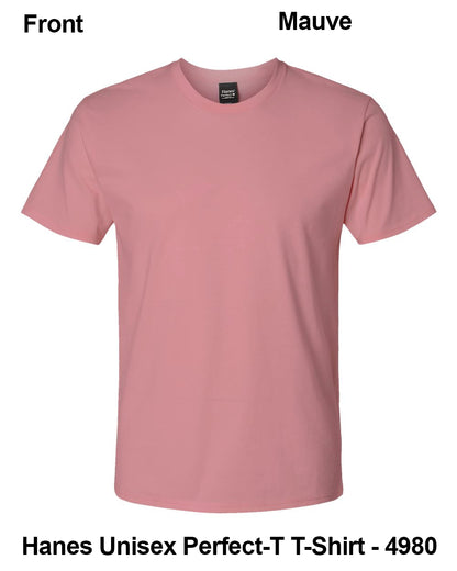 Customize Unisex T-shirt Print Hanes Perfect TEE 4980